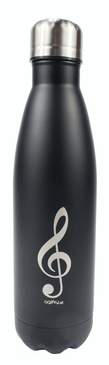 Phoenix Music Gifts - Thermosfles vioolsleutel - Dubbelwandig - Stijlvol design