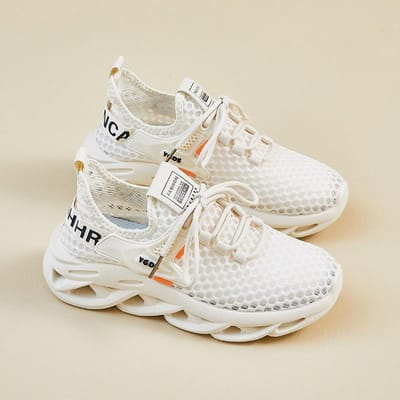 ummer Damessportvliegschoenen Outdoor Hardloopsneakers Schoenen Vetersluiting Mesh Schoenen Heren Platte Casual Atletische Schoenen Wandelschoenen 35 beige