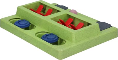 Eat Slow Live Longer Puzzel Squared - Uitdagende Hondenpuzzel - Hondenspeelgoed – Beloning – Intelligentie Speelgoed voor Honden – Interactief - Voerbak met Antislipvoetjes – Te vullen met snacks - 26.2 x 6.9 x 25.2 cm