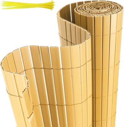 Inritsmat voor Balkon en Tuin met Versterkte W-Structuur - Inkijkbescherming