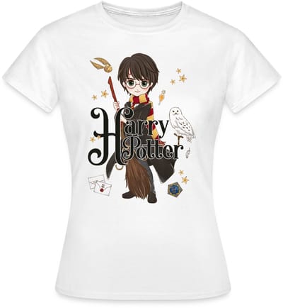 Harry Potter Onderdelen T-Shirt Dames