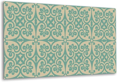 Tulup PVC Wandpaneel - Oosterse Sfeer Vinyl Wandpaneel - 100 cm x 50 cm - Beige PVC Muurpaneel - 1 stuk - Industrieel Muurpaneel - Zelfklevend Wandpaneel - Plaktegels Keuken en Badkamer