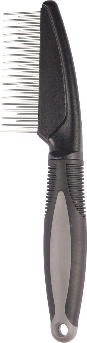 Hondenkam roterend comfort - Grijs - 21 x 2 x 5.5 cm