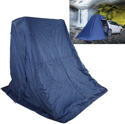 Kampeertent Waterdicht - 2-persoons Dubbellaags - Achterklep Tent - Zonwerend - Klamboe - Duurzaam 210D Oxford-stof - Achterkleptent