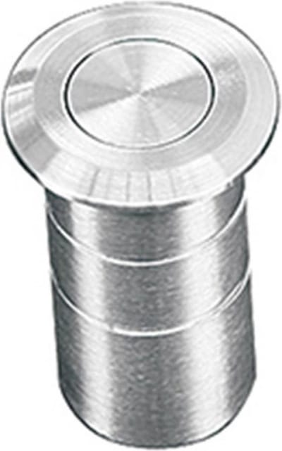 Vloerpot voor Kantschuif standaard voor stift 12mm RVS