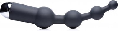 10x Silicone Anal Balls - Black