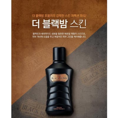 THE FACE SHOP - The Black Bomb Toner For Men 140ml