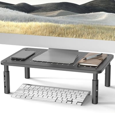 Ergonomische Monitorstandaard - 3 Hoogte-instellingen voor Optimaal Werkcomfort