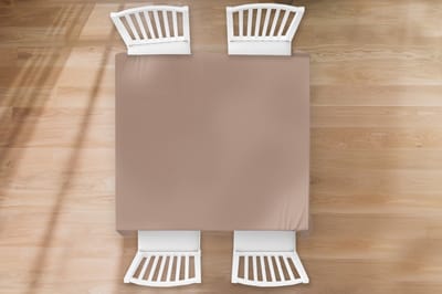 Tafelkleed - Tafellaken - 120x120 cm - Beige - Kleur - Roze - Binnen en Buiten