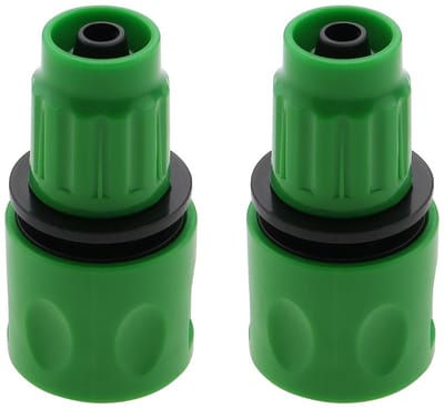 Dailygoods- Slangverbinder Duurzaam PP - 2 Stuks - Geschikt voor Binnendiameter 8-10 mm - Tuinslangreparatieset - 67,3 x 34,2 mm - Eenvoudige Installatie - Slangconnector