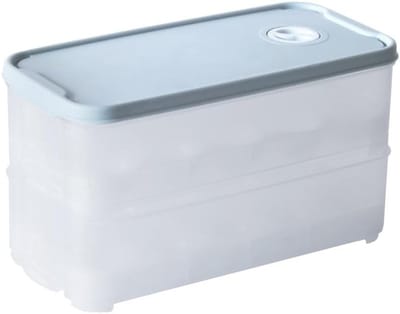 Stapelen Eieren Box voor Koelkast - Geschikt voor 20 Eieren, 2 Lagen, Plastic, Vaatwasserbestendig, Ideaal voor Transport en Opslag