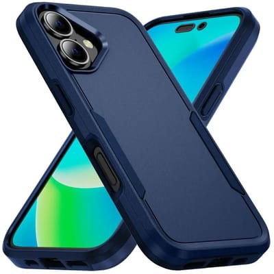 Back Cover Geschikt voor Apple iPhone 17 | Rugged Hoesje | Beschermhoes | Schokbestendige Hardcase | Shockproof | Tegen Vallen | Blauw