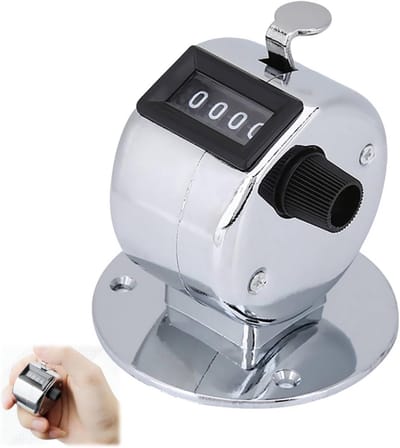 Handmatige 4-cijferige Tellers Clicker voor Sport en Evenementen