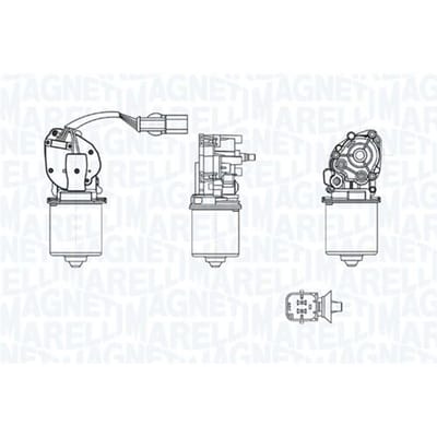 Ruitenwissermotor Original MAGNETI MARELLI 064371501010