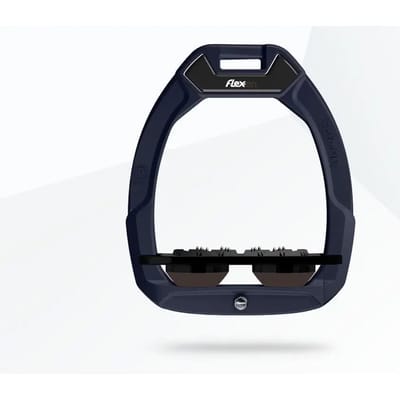 Veiligheidspferdijzers Plat Ultra Grip Aluminium/Zwart/Bruin Flex-On Safe-On