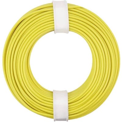 Donau Elektronik 150-013 Draad 1 x 0.50 mm² Geel 10 m