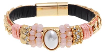 Behave - armband met parel en kraaltjes - vrouwelijk accentmoment