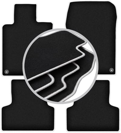 CARLUX-SILVER automatten voor: Honda Accord VIII sedan, stationwagen, tourer (2008-2015)