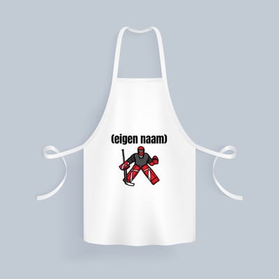 Akyol - ijshockey keeper met eigen naam Keukenschort - Ijshockey - atleten - iemand die houdt van ijshockey - verjaardag - cadeau - kado - 82 bij 71 cm