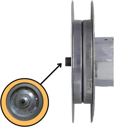 Rolluikkatrol Metaal - Poelie Rolluik - Rolluiken Monteren - Glad Ontwerp - 240 mm - Metaal