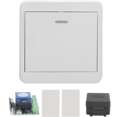Interrupteur de sortie de porte DC12 V, télécommande sans fil 433 MHz, montage en surface pour système de contrôle d'accès