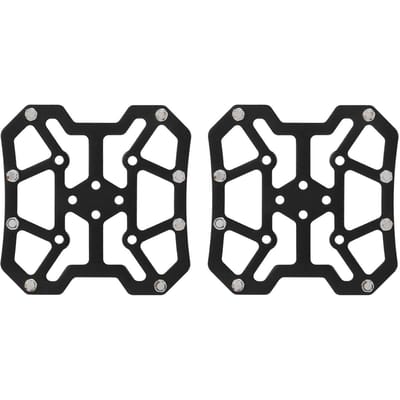 1 Paire Adaptateurs de Plateforme de Pédales Automatiques de Vélo Verrouillage Automatique Alliage d'Aluminium pour Système SPD VTT noir