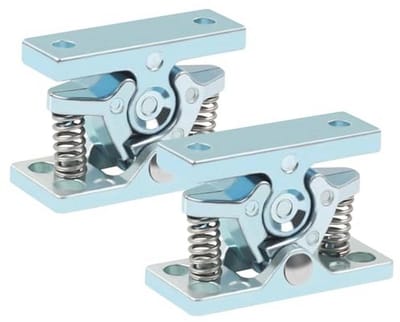 Zware Zinklegering Deurstopper met Roestvrijstalen Veer - Duurzame Deurvanger voor Huis, Tuin en Garage