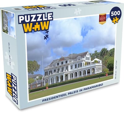 Puzzel Presidentieel paleis in Paramaribo - Legpuzzel - Puzzel 500 stukjes