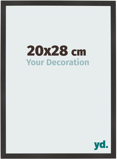 Your Decoration - Fotolijst 20x28 cm - MDF - Zwart Mat - Bologna