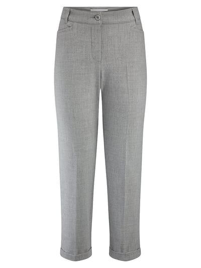 Enkellange Slim Fit-broek Van Raffaello Rossi grijs