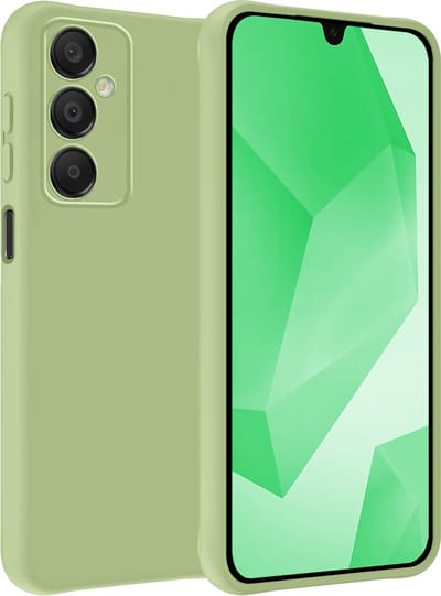 Hoesje Geschikt voor Samsung Galaxy A16 - Sterk & Shockproof - Hoes Cover - Siliconen Case - Groen
