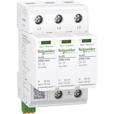 Schneider Electric A9L2F340 A9L2F340 Overspanningsafleider 65 kA Piece 1 stuk(s)