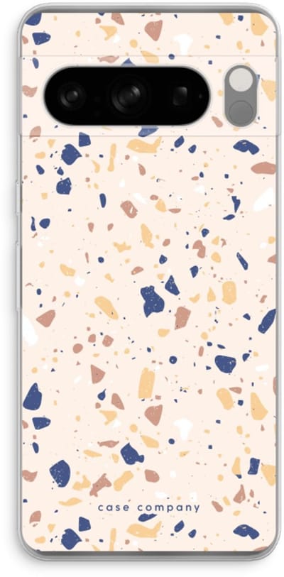 Case Company® - Hoesje geschikt voor Google Pixel 8 Pro hoesje - Terrazzo N°23 - Soft Cover Telefoonhoesje - Bescherming aan alle Kanten en Schermrand
