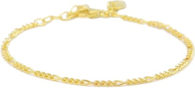 Karma Armband Figaro | Goud