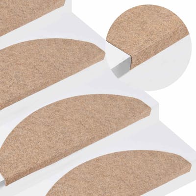 vidaXL - Trapmatten - zelfklevend - 30 - st - 65x22,5x3,5 - cm - beige