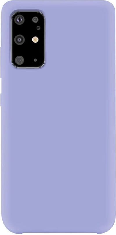 Solid hoesje Geschikt voor: Samsung Galaxy S20 Soft Touch Liquid Silicone Flexible TPU Rubber - Paars