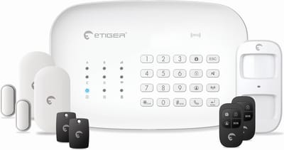 eTiger S5 Draadloos alarmsysteem WIFI inclusief accessoire pakket werkt met smart home apps werkt met producten op 433Mhrz