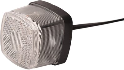 Aspock Squarepoint wit met 50 cm DC-kabel