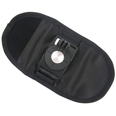 Actiecamera Rugzak Strap Clip Mount 360 Graden Roterende Camera Schouder Borst Klem Mount voor Osmo Action met Logo black