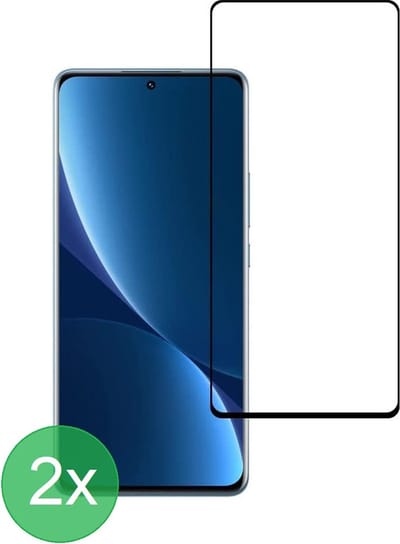 Geschikt Voor: Xiaomi 12 Pro Full Screenprotector 2x - screen protector - volledige glas - bescherming - beschermglas - ZT Accessoires