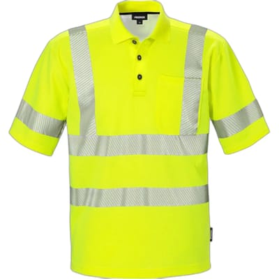 Fristads Hi Vis Poloshirt Klasse 3 7406 Phv - Hi-Vis geel - XS