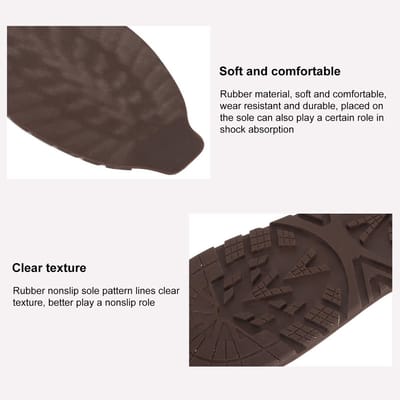 Dailygoody - Schoenzolen Reparatie - Antislip Rubber - Eenvoudig te Installeren - Geschikt voor Schoenen 41-44 - Zachte Snijbare Zolen - Doe-het-zelf ..