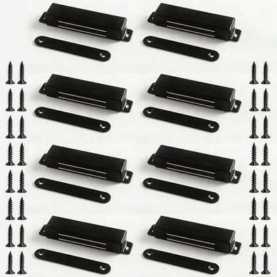 Sterke Magnetische Sluitingen voor Keukenkasten en Kasten - 8 Stuks RVS Magneten tot 40 kg Belastbaar