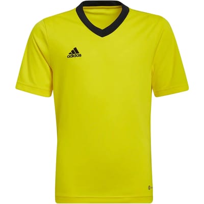 adidas - Entrada 22 Jersey Youth - Gele Voetbalshirt -164