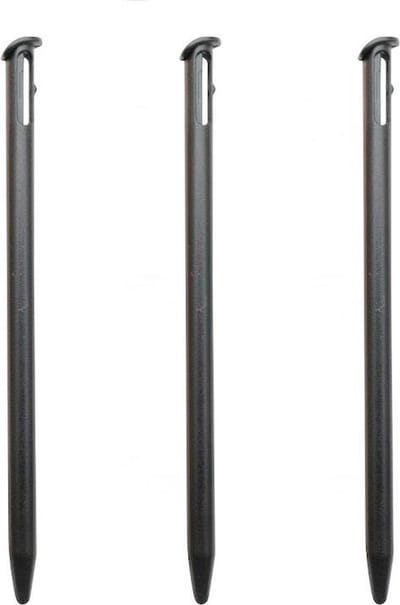 3x Stylus pen geschikt voor New Nintendo 3DS Zwart