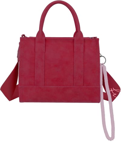 Fritzi aus Preußen schoudertas handtas Fritzi SquareN Vintage Crossbody Bag Dark Red wijnrood