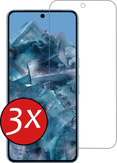 Screenprotector - 3 Stuks - Geschikt voor Google Pixel 8 Pro - Extra Sterk - Beschermglas - Gehard Glas - Tempered Glass - Screen Protector