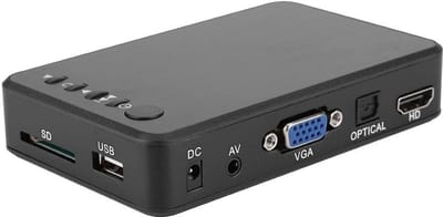 Cosensi - Dailygoods - Dailygoody - 1080P mediaspeler - Mini HD media speler - Geschikt voor auto - Audio video speler - Harde schijfspeler - AV/HDMI-interface