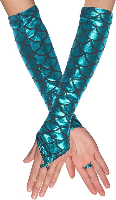 Boland - Paar handschoenen Zeemeermin - Volwassenen - Vrouwen - - Fantasy