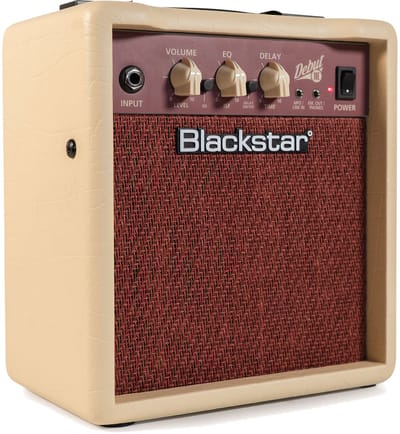 Blackstar Debut 10E 10W 2x3" Vintage Stereo Combo gitaarversterker met delay en ISF